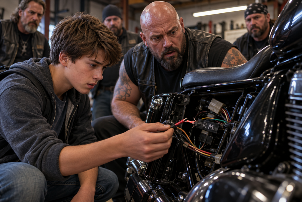 PART 1 – I Walked Into a Garage Full of Bikers and Told the Biggest Man There Something He Did Not Want to Hear